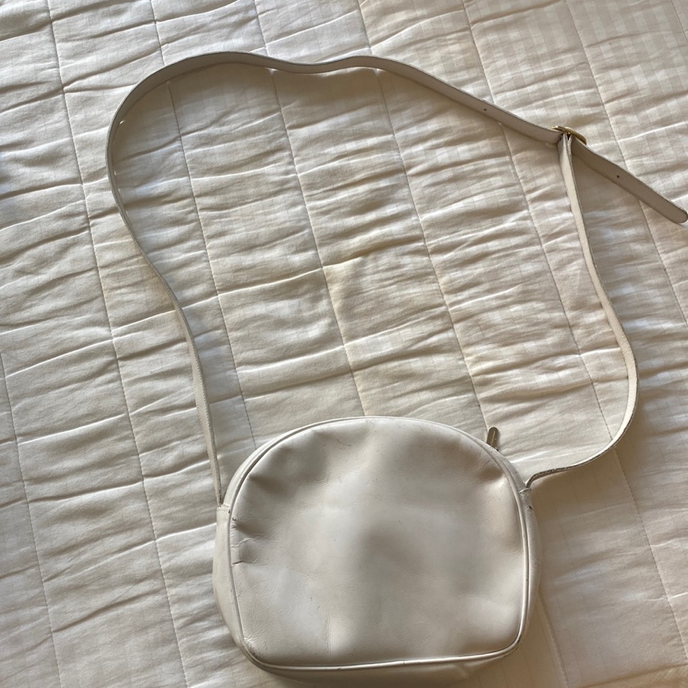 White Ferragamo Leather crossbody bag